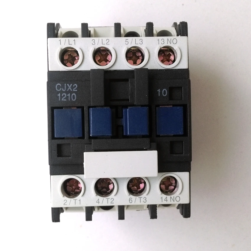 Оригинальные CHINT CJX2 1210 AC Контактор 1NO 12A катушка напряжения 380V 220V 110V 36V 24V LC1 D