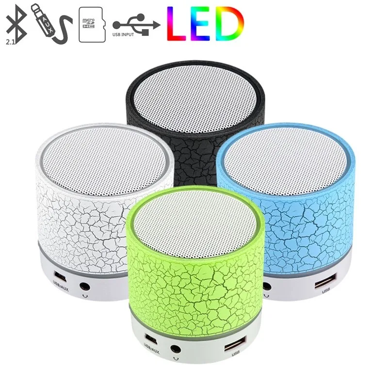 SUOZUN A9 LED Портативный Мини Bluetooth динамик s беспроводной громкой с TF USB FM микрофоном