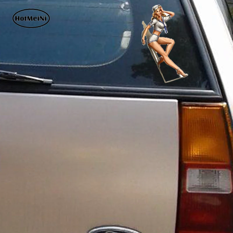HotMeiNi Blonde-Sailor-Ver.2-Pin-Up-Girl-Decal водонепроницаемые автомобильные аксессуары бампер