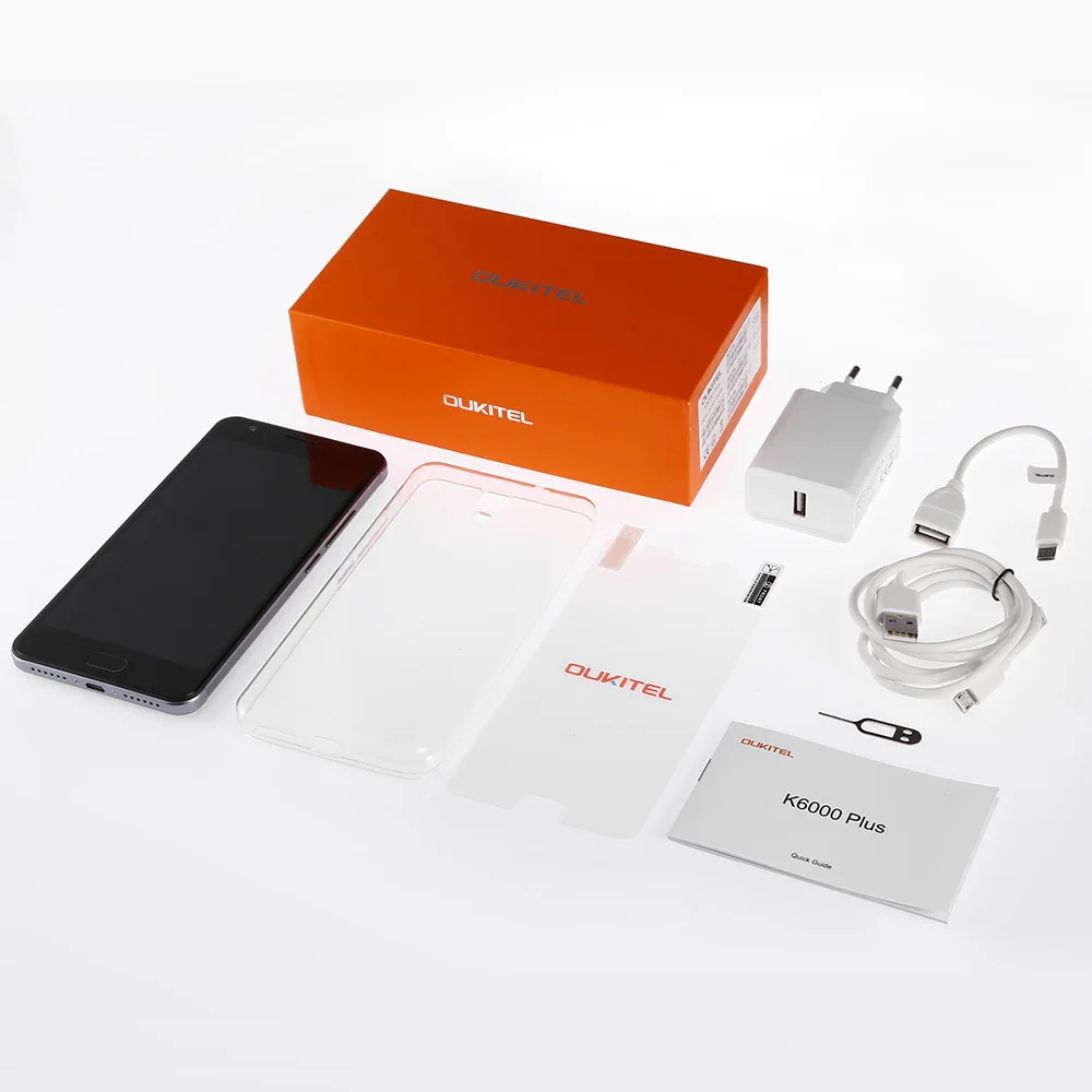 OUKITEL K6000 плюс 6080 mAh смартфон 5 'ɴG Android 7 0 MTK6750T Octa Core 1 GHz 4 GB + 64 8.0MP 16.0MP Touch TD
