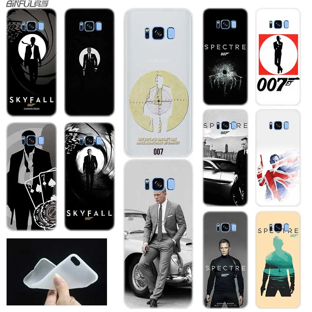 Мягкий силиконовый чехол для Samsung S30 S20 S11 S10 S9 S8 Plus lite 11e 10e Uitra S7Edge 007 Spectre James Bond