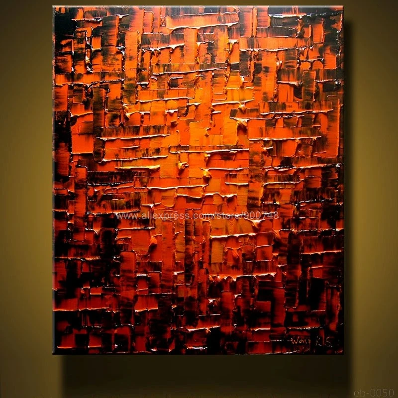 Art Deco Oil Painting Home Decoration Living Room Wall Picture Knife art Modern Contemporary Large Abstract oilpainting | Дом и сад
