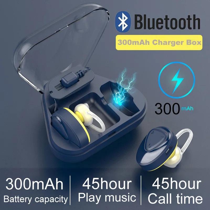 Легкие беспроводные Bluetooth наушники спортивные гарнитура для xiaomi зарядный бокс