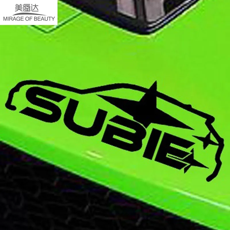 Импортная виниловая наклейка в виде фигурки героев мультфильма Subie| |