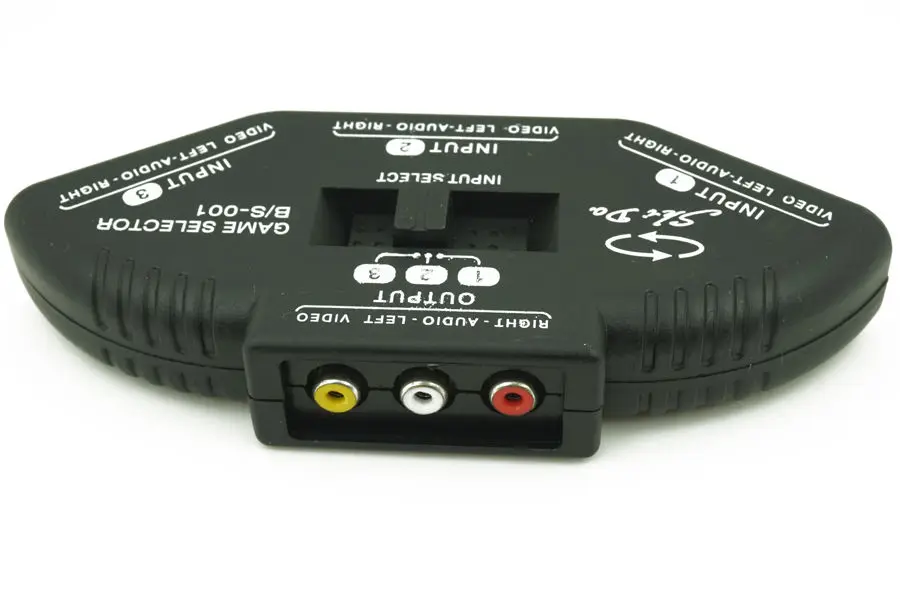 TriQuest 3 устройства RCA Аудио/Видео Селектор/переключатель на 1 AV Multi Box|switch box pc|switch