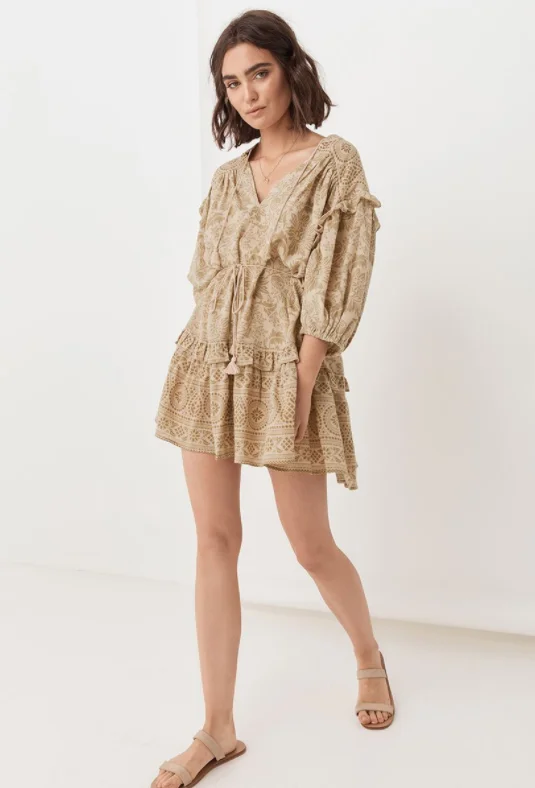 Летнее Женское Платье vestidos de fiesta вечернее платье sert дикое Цветочное с бахромой и