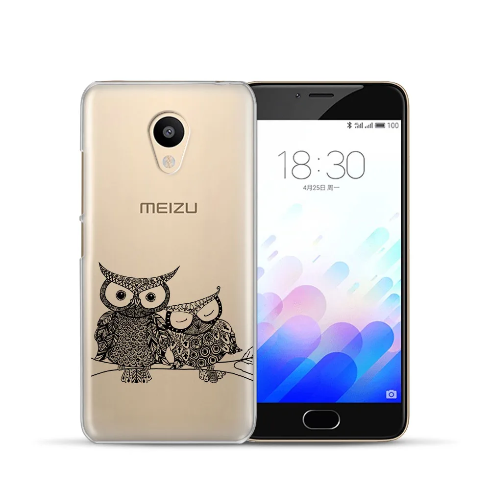 Fashion For Meizu U20 10 M6 5 Note M5S 5C M3s 3Note Pro6 Owl Animal Soft TPU Phone Case Shell Coque Cover |