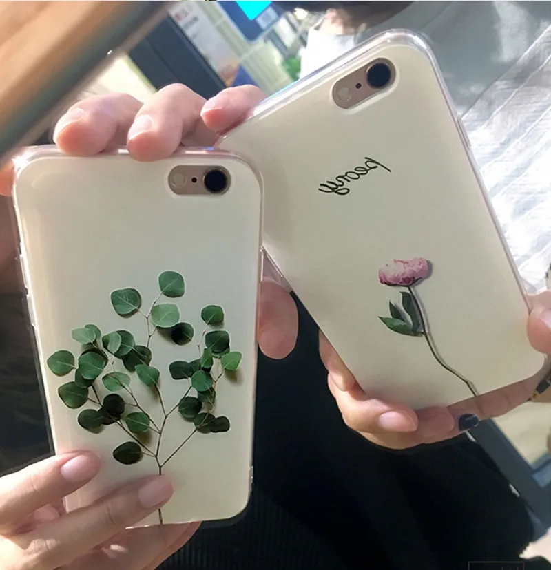 Роскошный чехол для iphone 6 6S 7 8 plus 5 5S SE Plus мягкий силиконовый с цветочным рисунком |