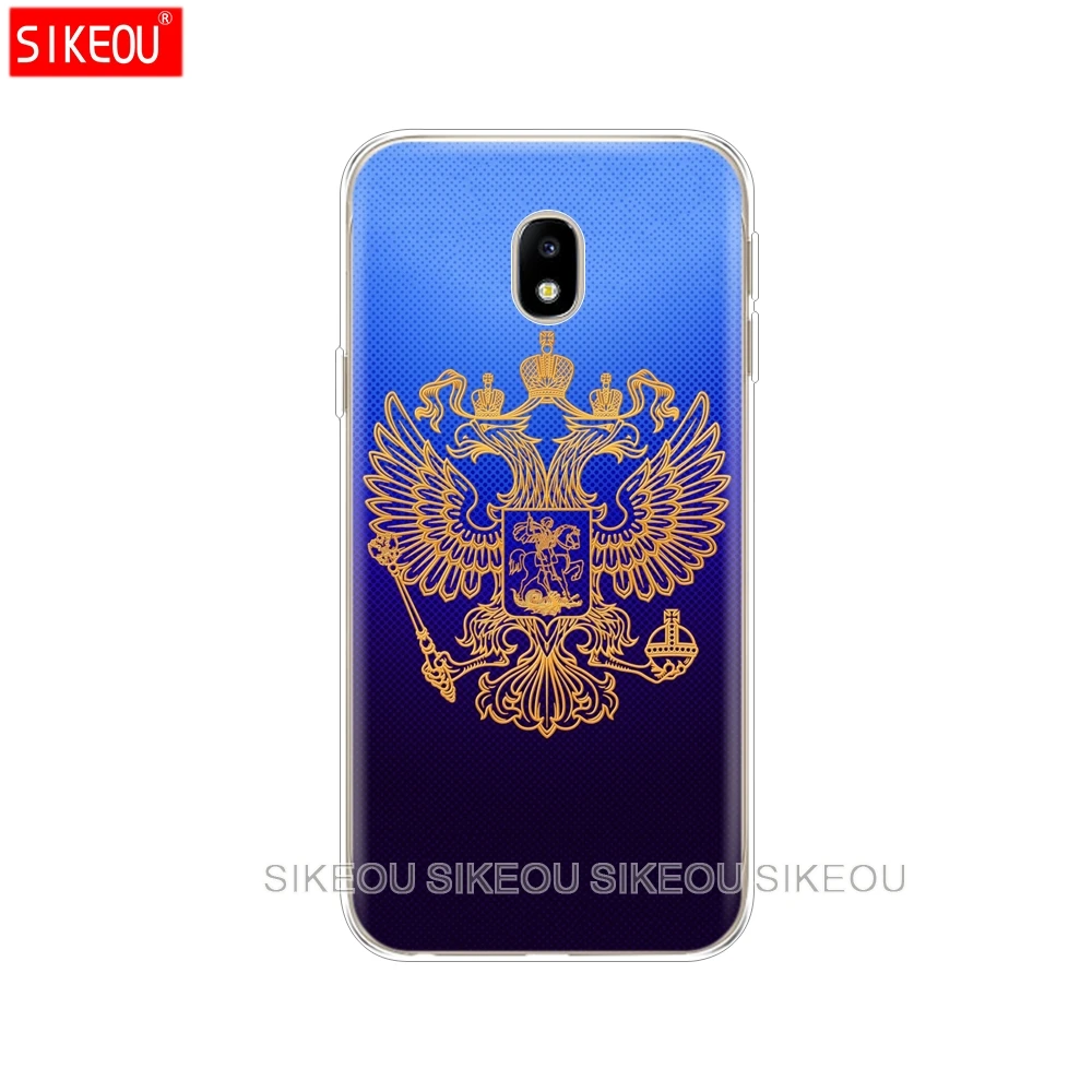 Силиконовый чехол для телефона Samsung Galaxy J3 J5 J7 2017 J330 J530 J730 PRO j2 2018 с российским