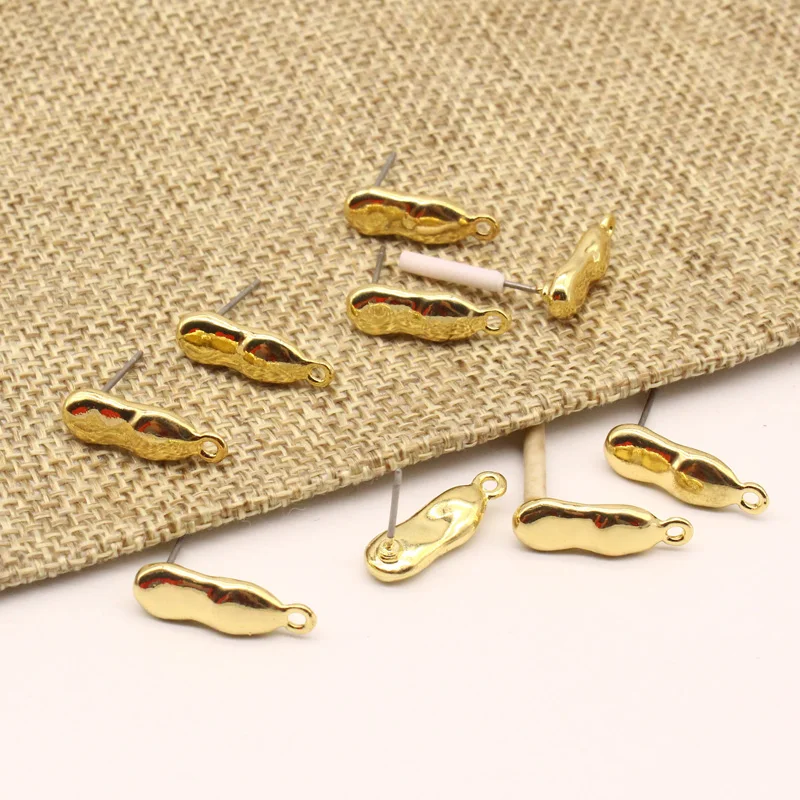 Золотые маленькие длинные серьги 6 шт. аксессуары для самостоятельного