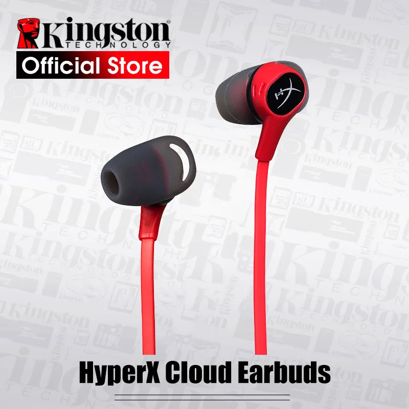Наушники вкладыши Kingston HyperX Cloud игровая гарнитура с микрофоном погружение в