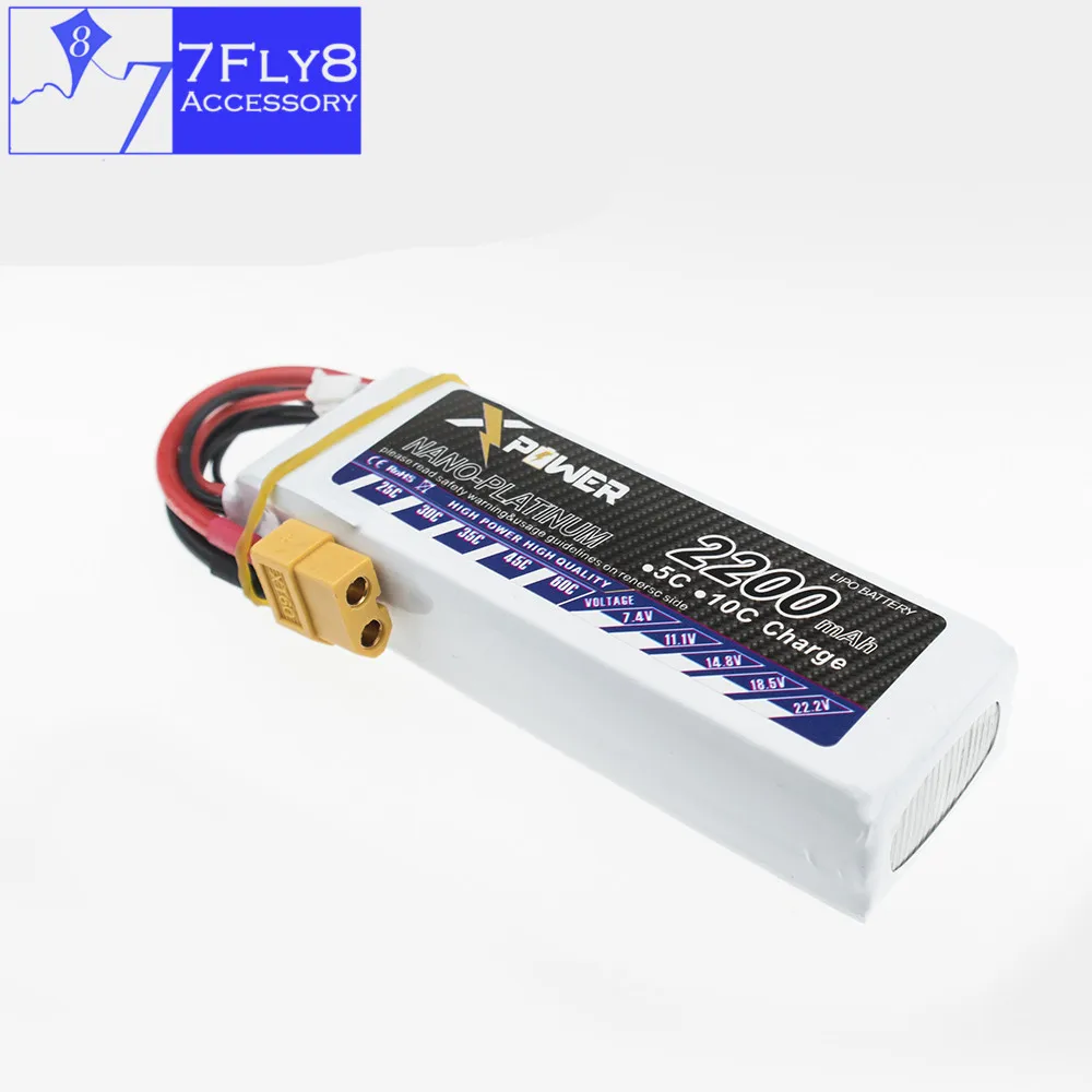 Lipo 11 1 V 3S 2200mAh литиевая батарея 30C Max 35C XT60/T вилка 3 шт с зарядным устройством Xpower для