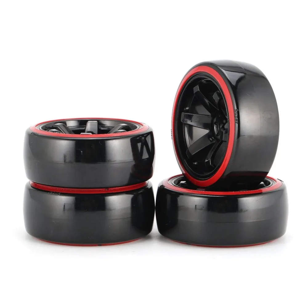 AUSTAR AX 4 шт. 64 мм жесткие пластиковые обода шины колеса для 1/10 RC Drift автомобилей