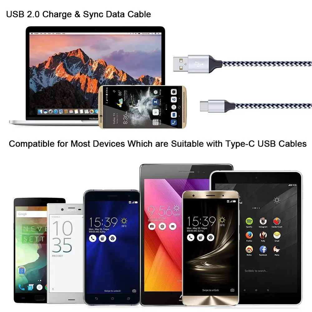 Usb C быстрый зарядный кабель mixit Type для One Plus 6 usb быстрой зарядки Samsung S9 + Note 9 S8/S8 Oppo