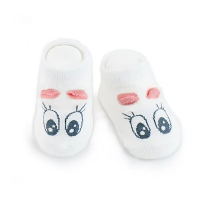 Носки для малышей очень милые хлопковые нескользящие носки новорожденных
