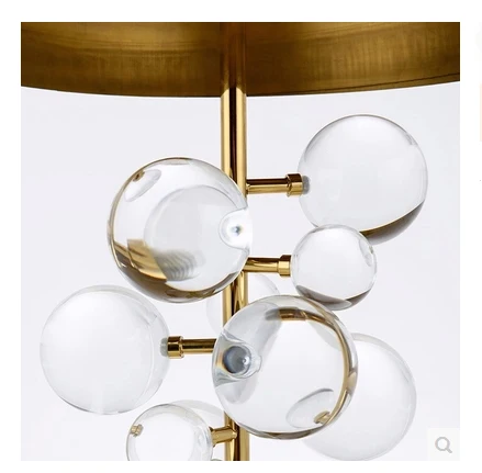 Современная креативная модельная комната круглые настольные лампы Luxor