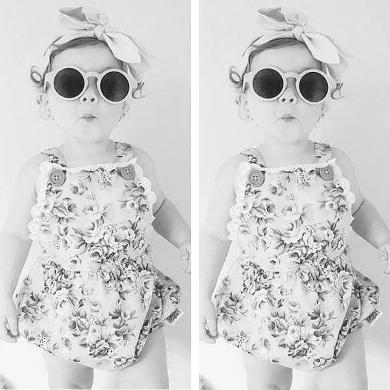 Новое поступление 2017 детские комбинезоны одежда для маленьких девочек