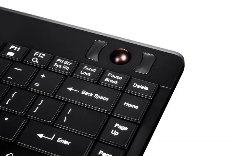 Periboard-706 компактный Дизайн USB Беспроводной Mini трекбол клавиатуры компьютера чувствительный трекбол влево/вправо Мышь и пуговицы