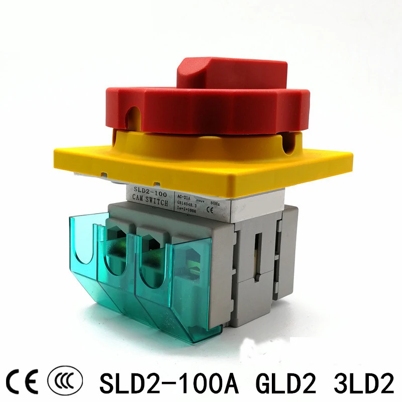 SLD2 переключатель изоляции нагрузки 40A переключающий кулачковый 3LD2 GLD2 поворотный