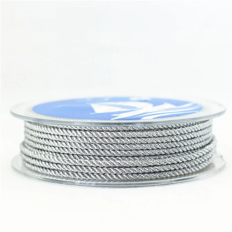 

DIY 2mm wire milan cord Jewelry & packing & shoes rope Necklaces & Bracelets cords 4meters/roll