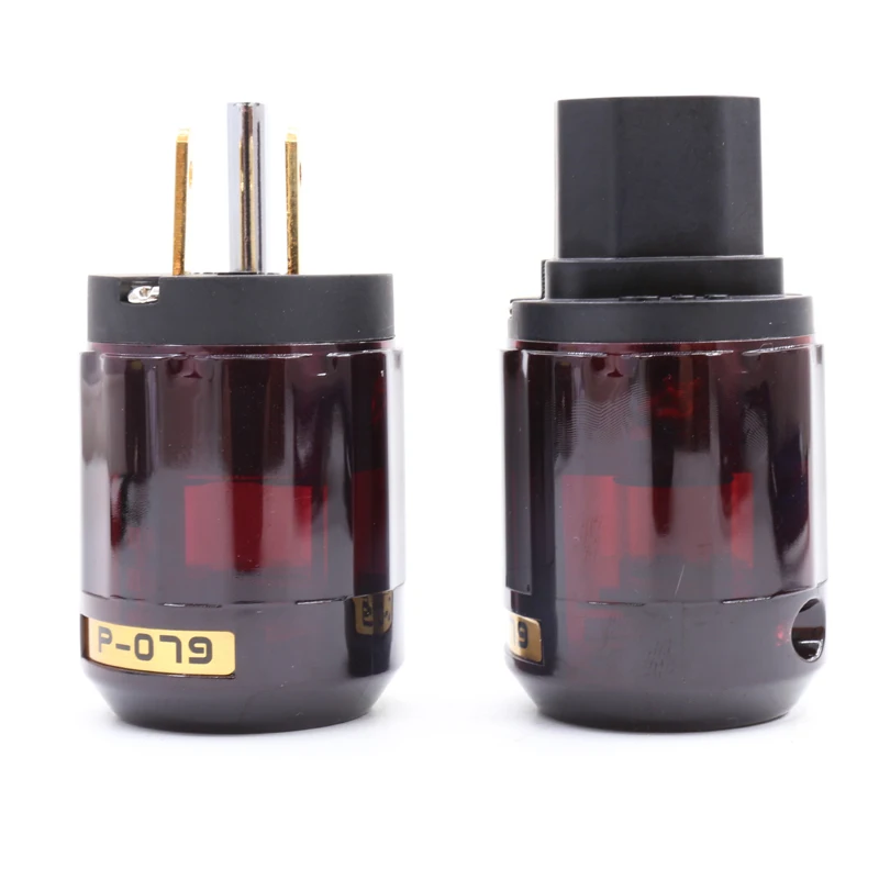 10 пар 24K позолоченный P079 US разъем питания + C079 IEC Hifi аудио питания|iec power connector|iec poweriec