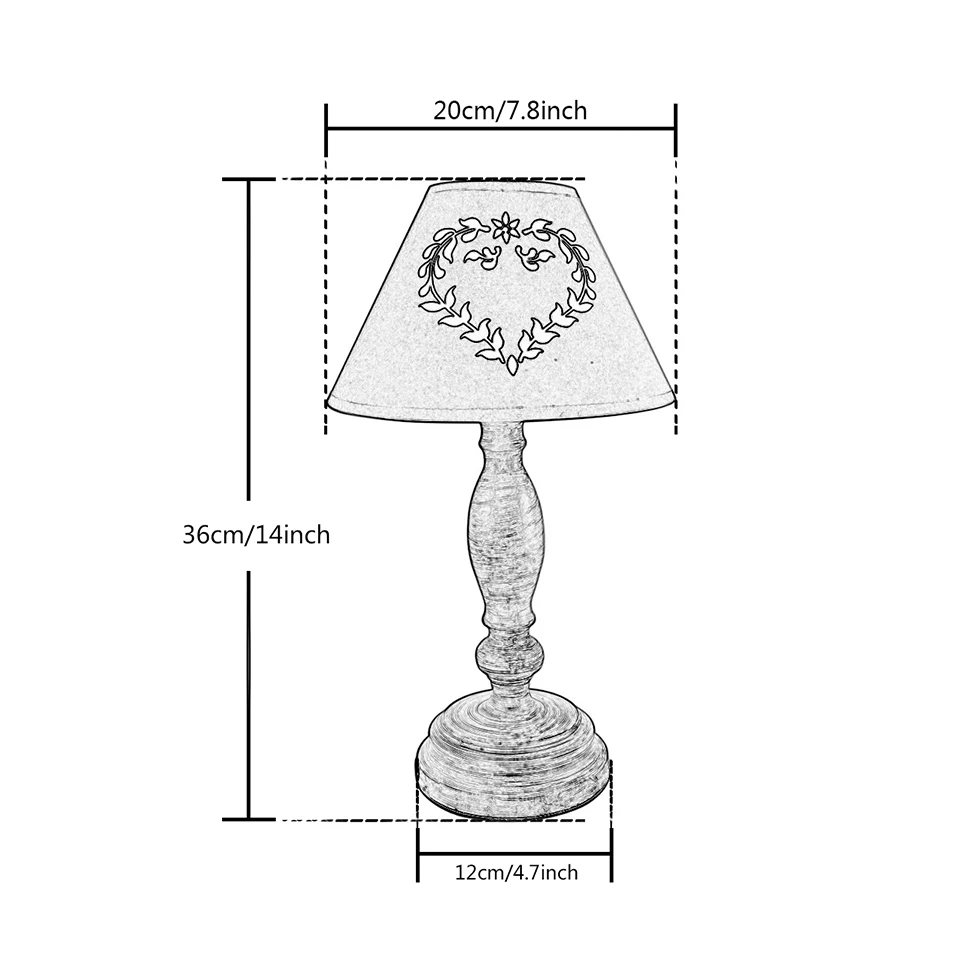 Освещение в помещении E14 держатель лампы настольные железа базы легкой ткани