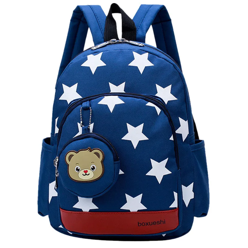 Школьный рюкзак для детского сада с милым принтом звезд, Детские рюкзаки, школьные сумки для детского сада для маленьких девочек и мальчико...