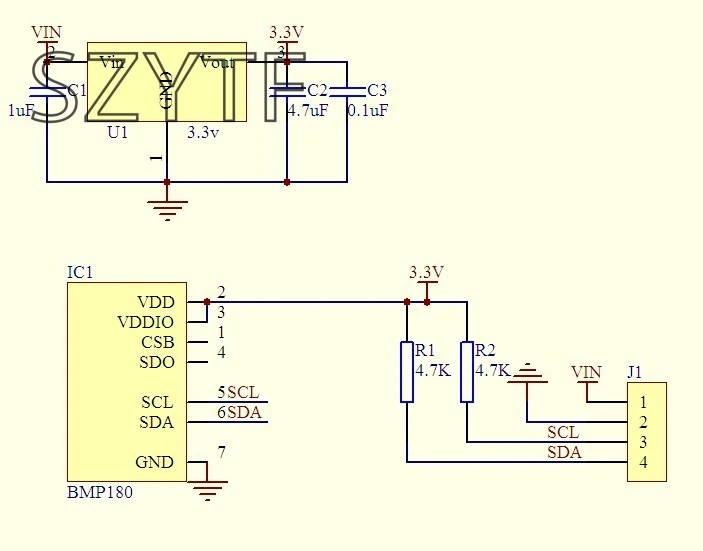 Датчик давления BMP180 Breakout Board GY 68 BMP180|pressure sensor|sensor sensorsensor pressure |