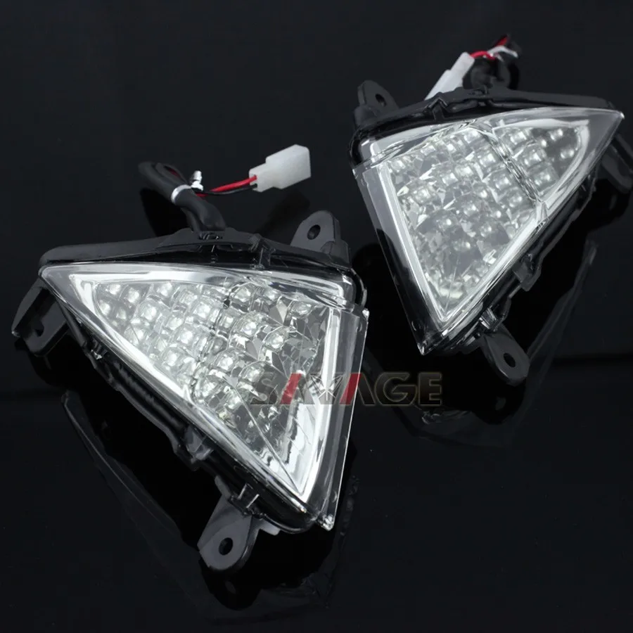 Спереди светодиодный поворотник световой индикатор для KAWASAKI ZX-14 ZX14R ZZR1400 06-17, GTR1400 concour 14 2008- мотоцикл ZX-14R