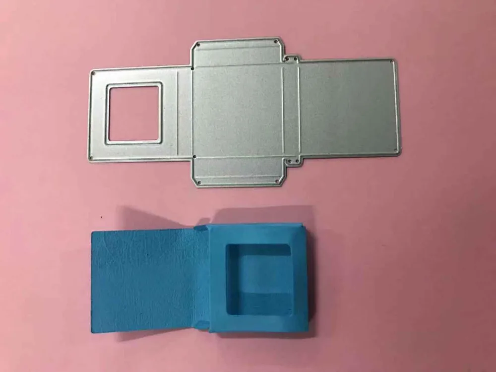 3D Мини Matchbox рамка для ворот металлическая резка штампы Скрапбукинг Ремесло