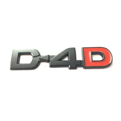 1 металлическая наклейка-эмблема D4D для стайлинга автомобиля наклейки Toyota Land Cruiser