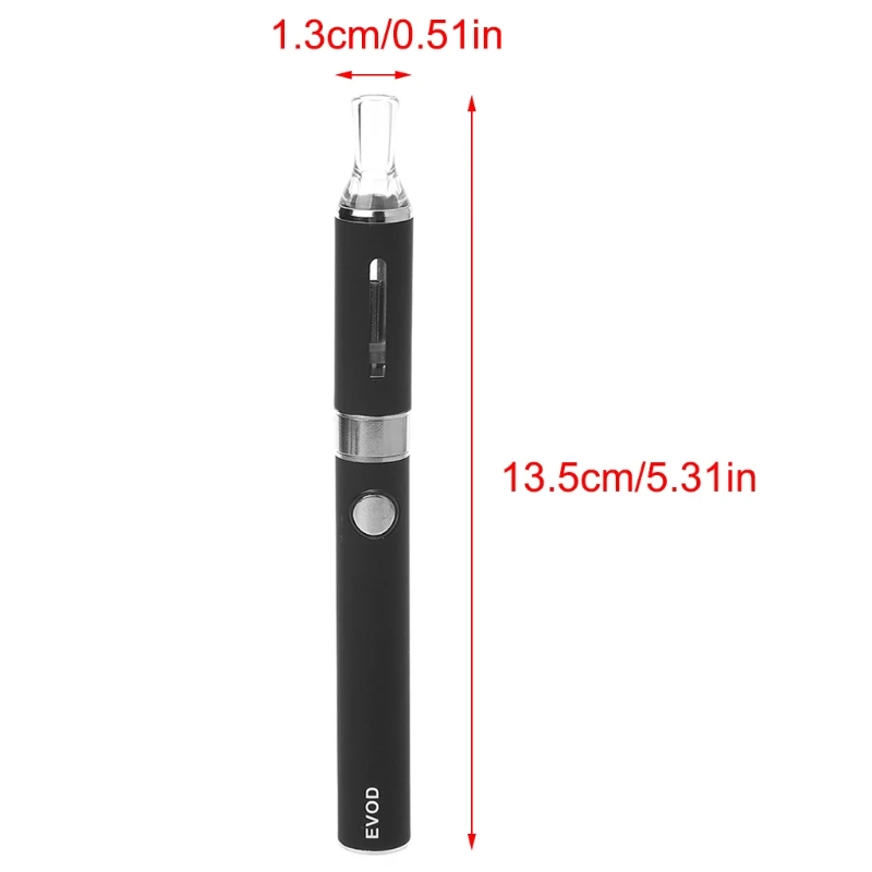 Электронная сигарета атомайзер батарея Vape ручка+ зарядное устройство комплект 1100mAh 650mAh для EVOD