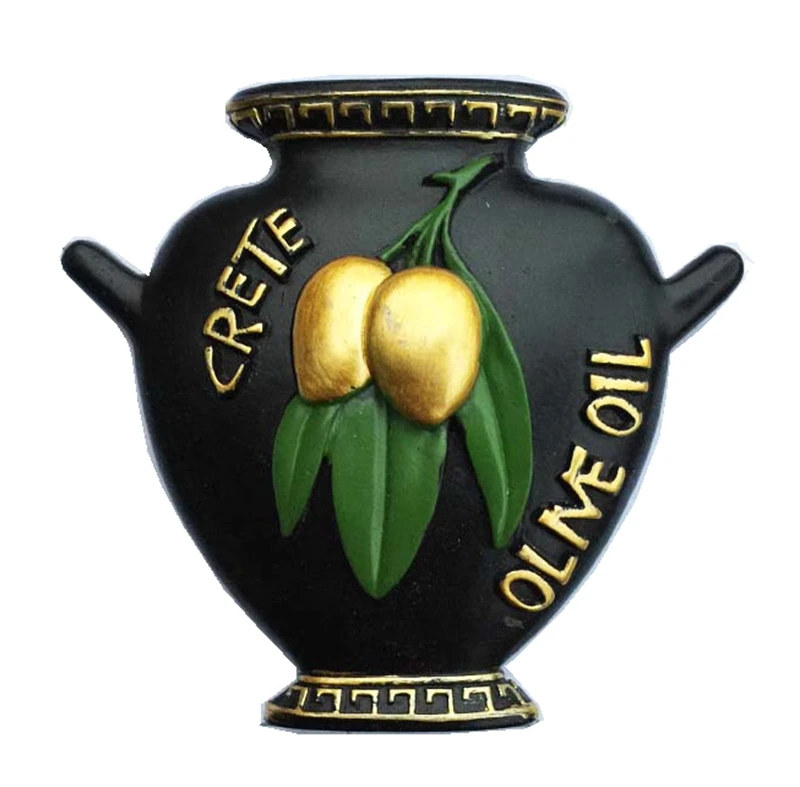 

Лидер продаж; Новинка греческой Крит бутылка для оливкового масла 3D магнит на холодильник путешествия Сувениры домашний декор холодильник ...