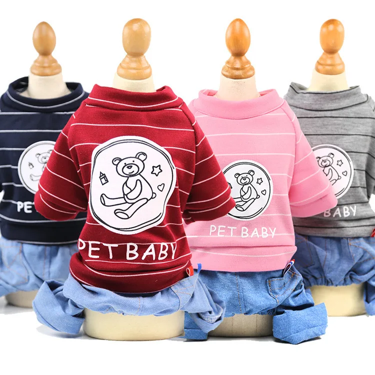 

Pet Clothes Dog Clothes Four-legged Clothes Spring Summer and Autumn New Gentlemen's Cowboy Pet Products dog jacket