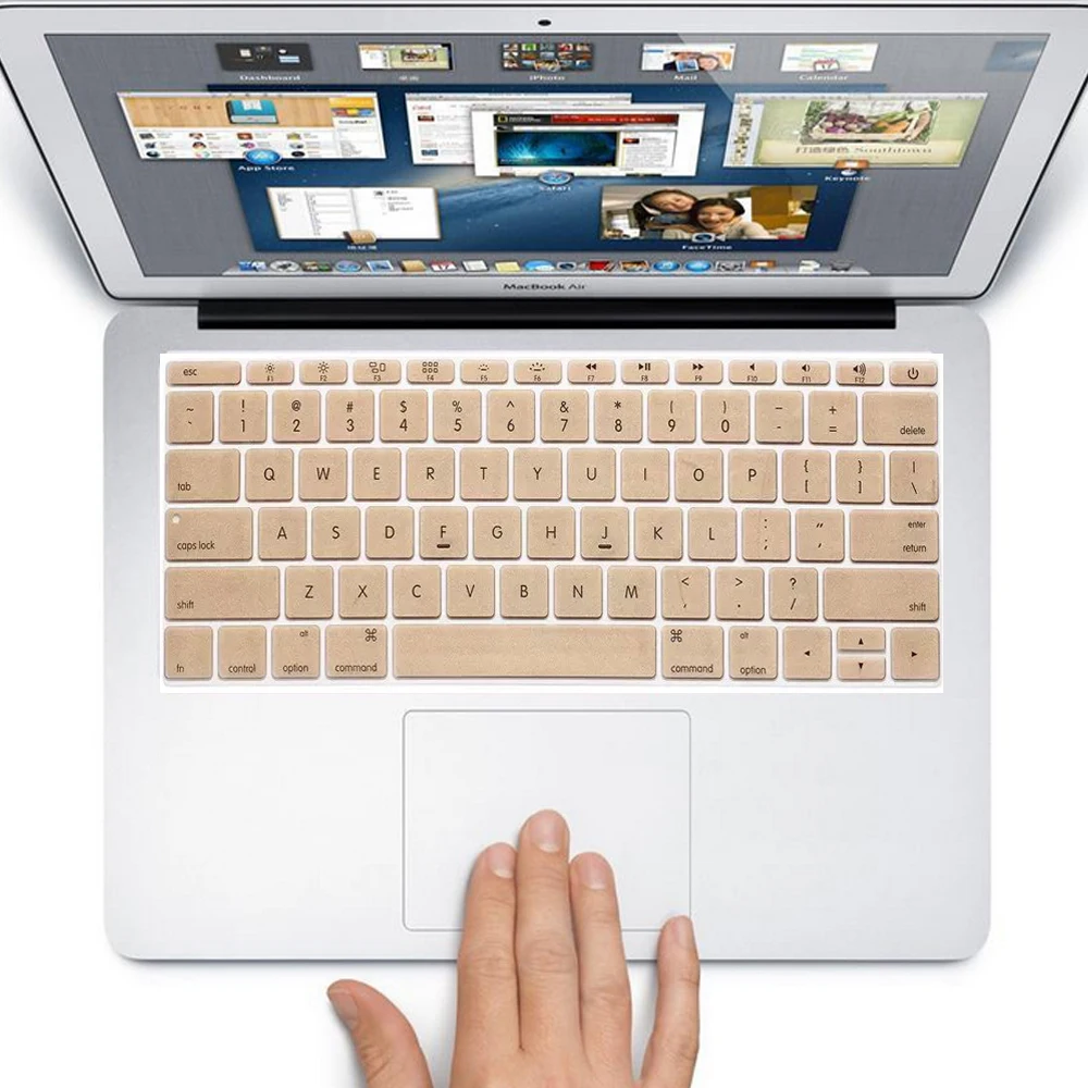 Новый мягкий золотой для Macbook Air 11 13 Защитная пленка Mac Pro Retina 15 12 дюйм чехол