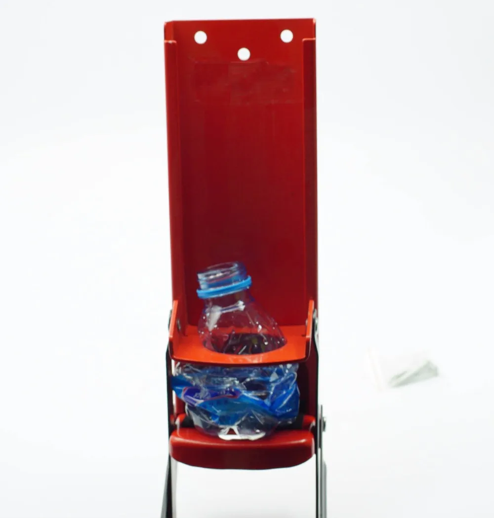 Дробилка для пластиковых бутылок 500 мл, также подходит для банок и жестяных банок 16 унций и 12 унций, профессионального типа с усиленной пресс...