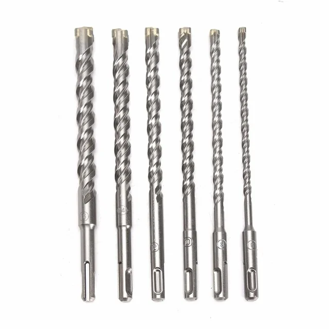 6 шт. SDS Plus перфоратор для бетона машечное сверло с отверстием 6-16 мм комплект