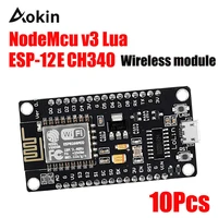 10pcs wireless module ch340 nodemcu v3 lua wifi internet of things development board based esp8266
