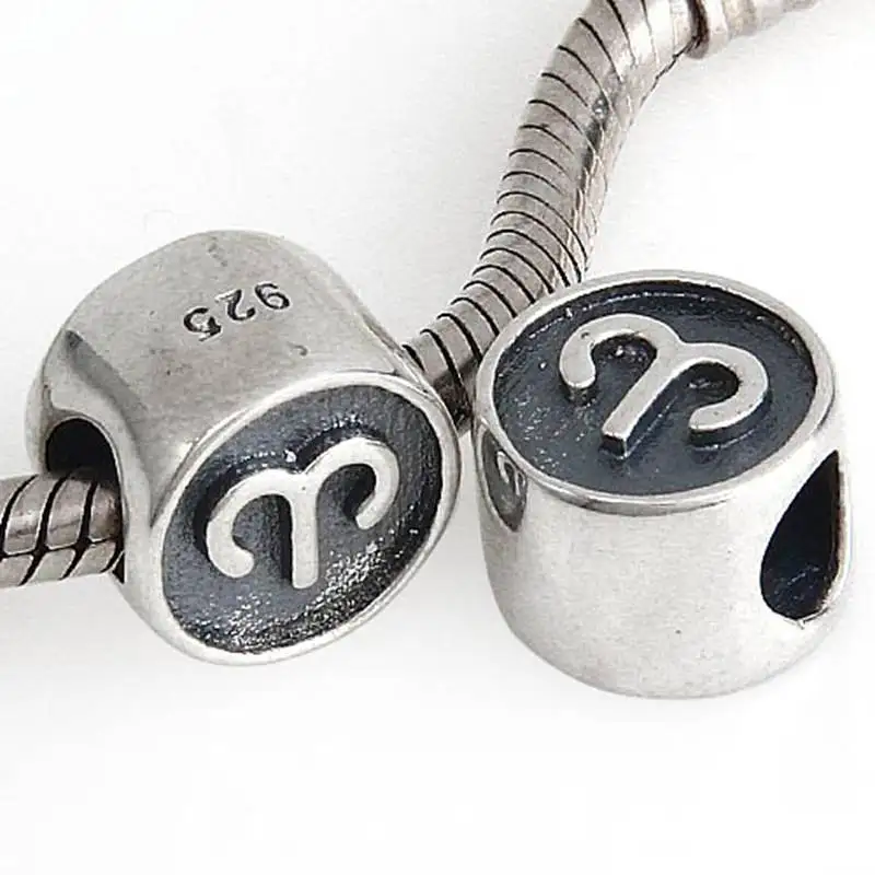 Choruslove, Знак зодиака, шарм, подлинный 925 пробы, серебряный, с горлом, подходит для Пандоры, амулеты, религиозная серия, браслет, сделай сам, ювелирное изделие