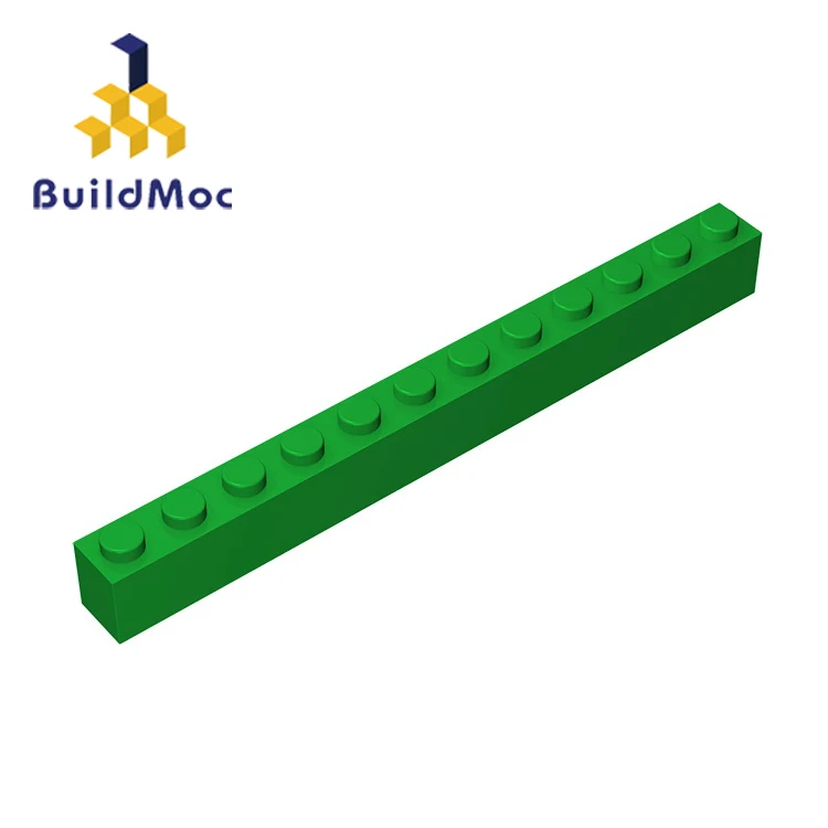 BuildMOC Собирает Частицы 6112 1x12 для строительных блоков детали DIY Электрический