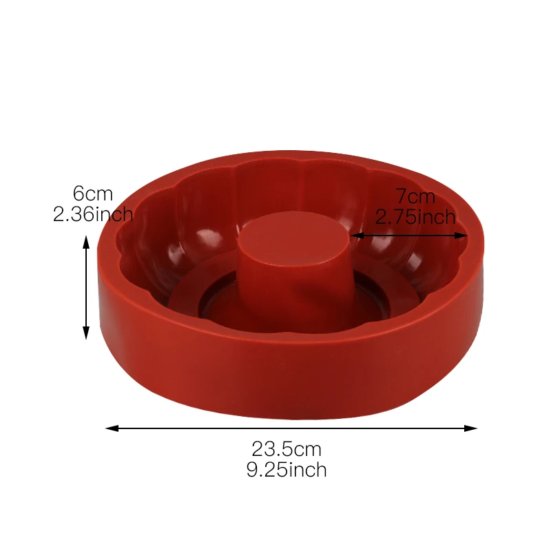 Круглый венок силиконовая форма для выпечки торта мусса десерта коричневого