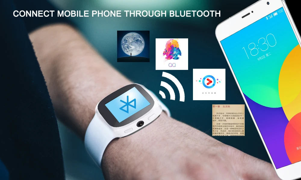 Смарт-часы с Bluetooth для huawei Honor 9i Play 10 V10 9 8 7 6A, Поддержка 2G, SIM, TF, карта, набор звонков, фитнес-трекер, умные часы
