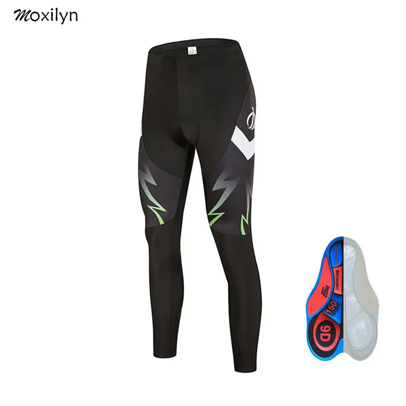 pants no fleece 1 Moxilyn, набор Джерси для велоспорта, Зимняя Теплая Флисовая одежда MTB, одежда для велоспорта, одежда для Майо Ropa Ciclismo, Мужской зеленый комплект для велоспорта - Цвет: pants no fleece 1