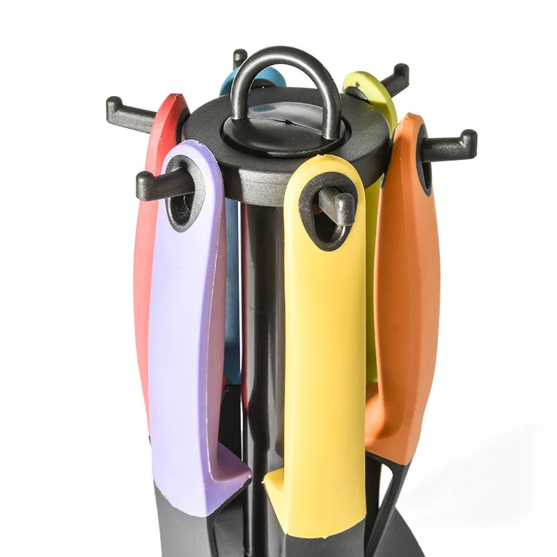 NHM набор кухонных принадлежностей из силикона и нейлона с 6 безопасными