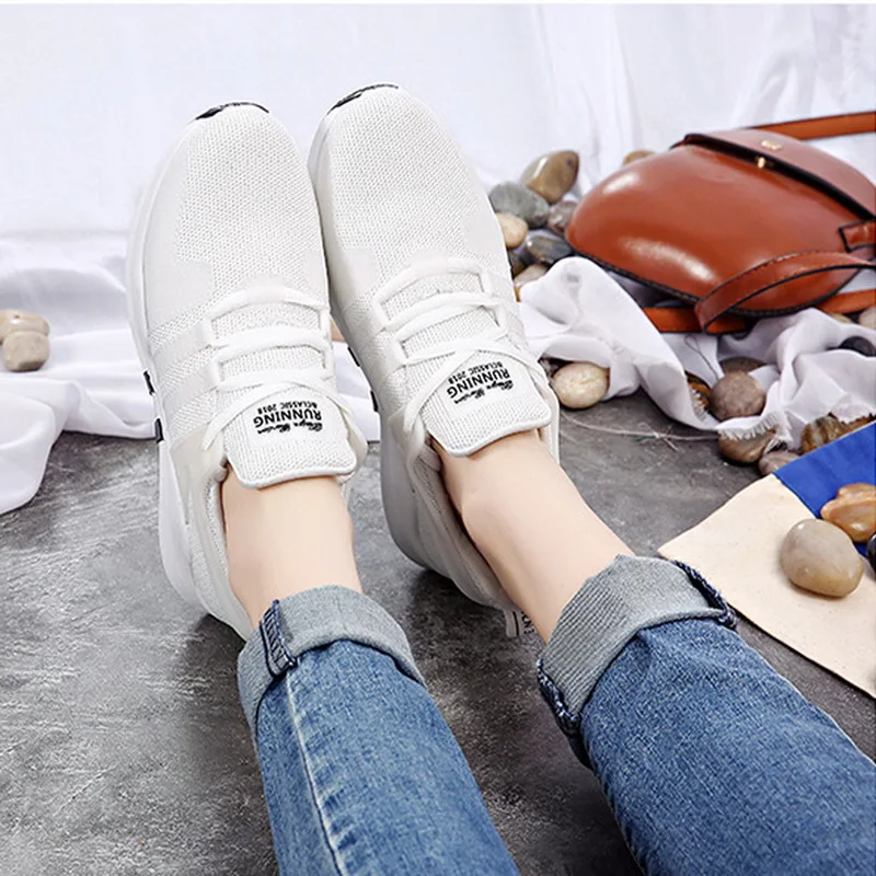 Женские кроссовки новинка 2019 года весна-лето женская спортивная обувь на