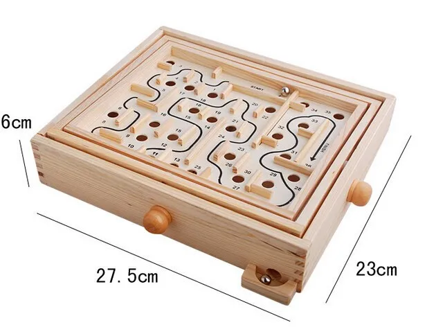 Детская Игрушка Лабиринт деревянный пинбол мрамор игра для малышей и детей