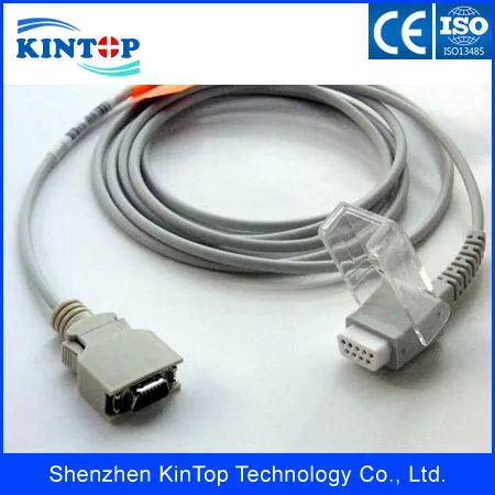 Free shipping!!2pcs/lot Compatible New Nellcor 14pin DOC-10 SpO2 Adapter Extension Cable 3m with CE approved |