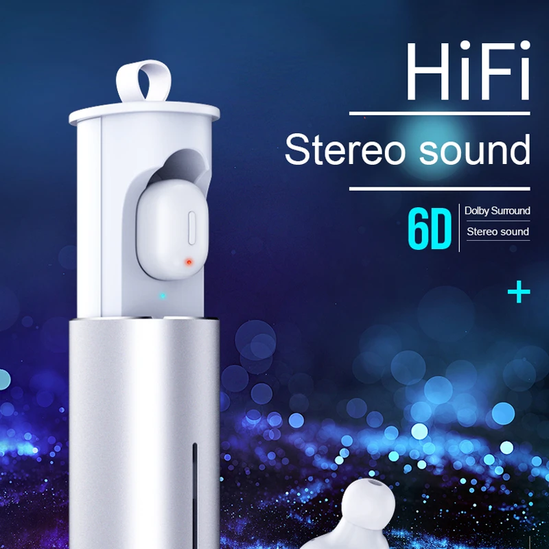 Мини T1 TWS V5.0 Bluetooth наушники 3D настоящие беспроводные стерео с микрофоном