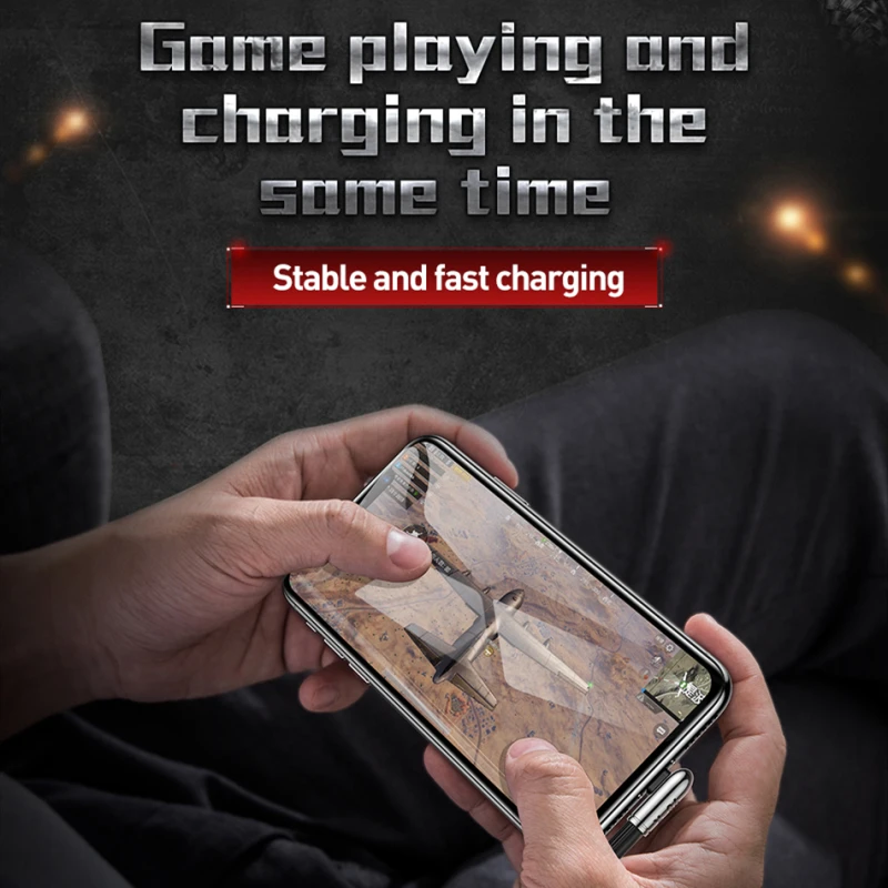 USB кабель Baseus для iPhone XR 11 Xs Pro Max X 7 8 Plus, a, USB кабель для быстрой зарядки, для STG, игровой, USB, линия передачи данных