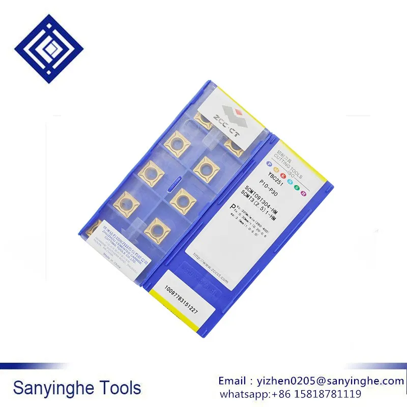 

Токарный станок с ЧПУ, твердосплавные пластины 10 шт./лот SCMT09T304-HM/SCMT09T308-HM YBC251/YBC252